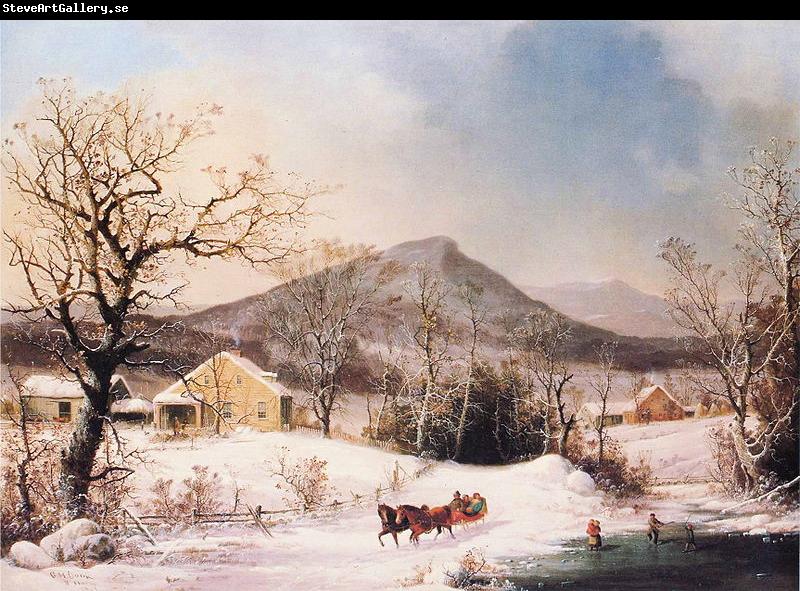 George Henry Durrie Winter in the Country